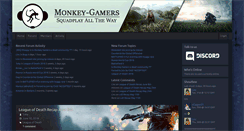 Desktop Screenshot of monkey-gamers.com